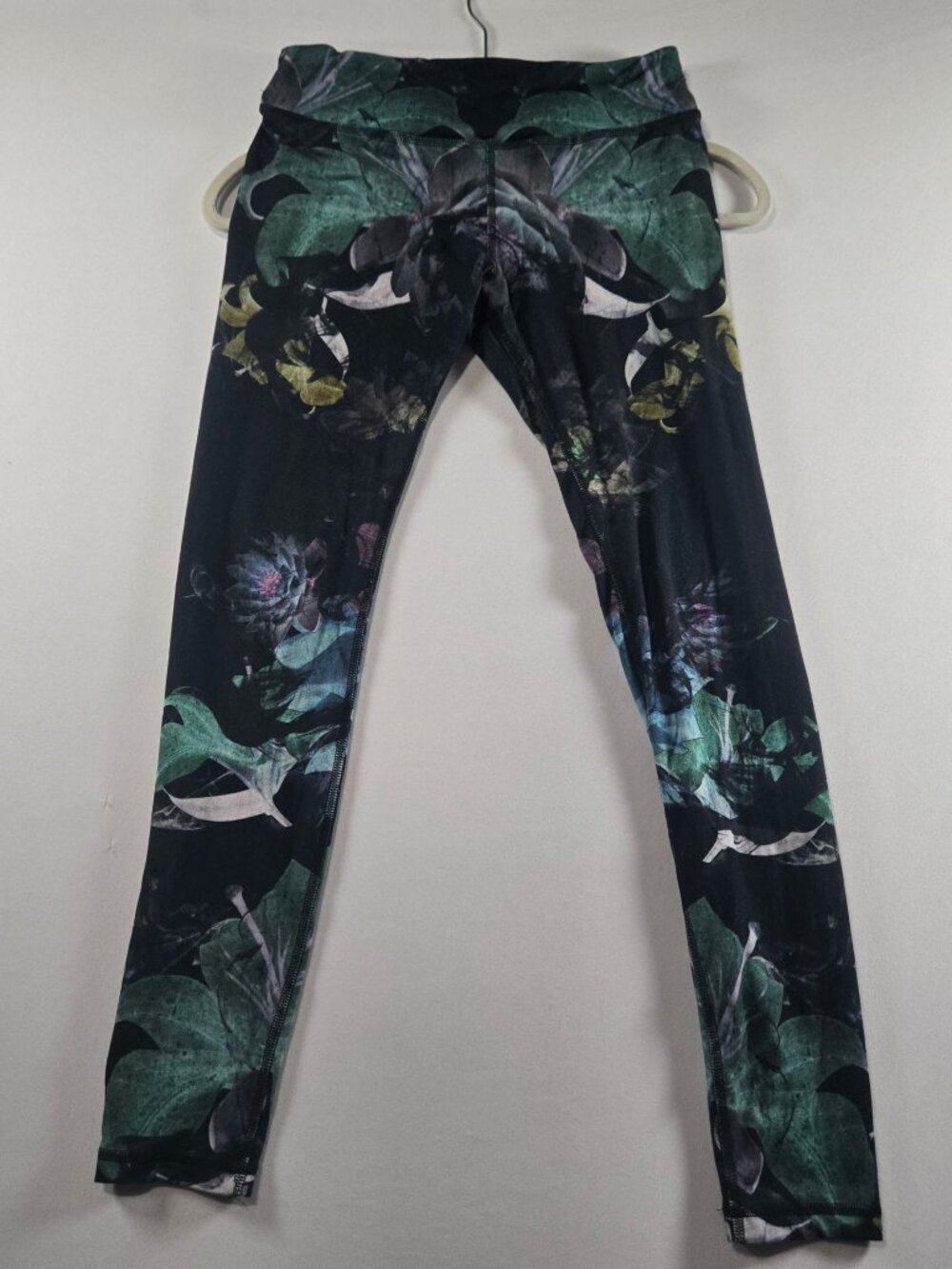 Harvest Floral High Rise Leggings Women S Black Green Recycled Poly Yoga Workout
